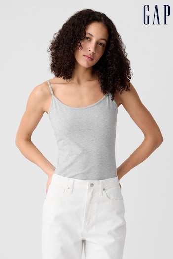 Gap Light Grey Fitted Scoop Neck Camisole (B49533) | £8