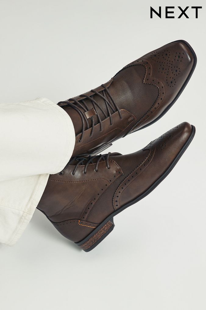 Next mens leather boots store