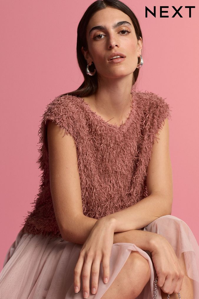 Buy Women s Pink Partywear Tops Online Next UK