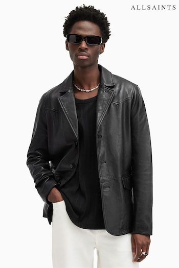 AllSaints Black Hunter Blazer (B50041) | £449