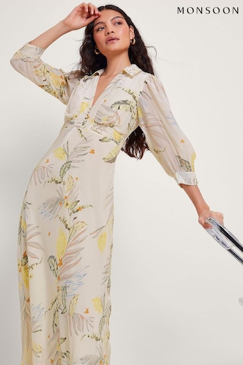 Monsoon Natural Elise Shirt Dress (B50246) | £110