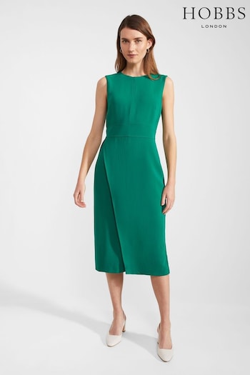 Hobbs Green Petite Maura Dress (B50303) | £159