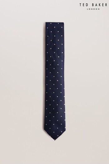 Ted Baker Blue Aloysis Spot Silk Tie (B50388) | £45