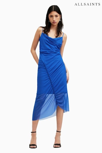 AllSaints Blue Ulla Dress (B50657) | £119