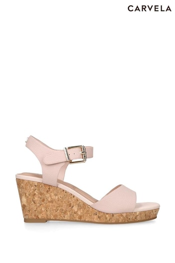 Carvela Pink Sadie Wedge Sandals (B50770) | £119