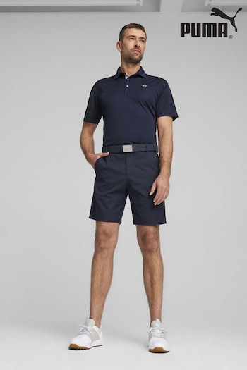 Puma Blue Pure Solid Golf Mens Polo Shirt (B51092) | £35
