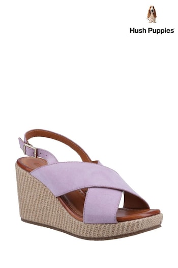 Hush Puppies Perrie Wedge woven-leather Sandals (B51121) | £90