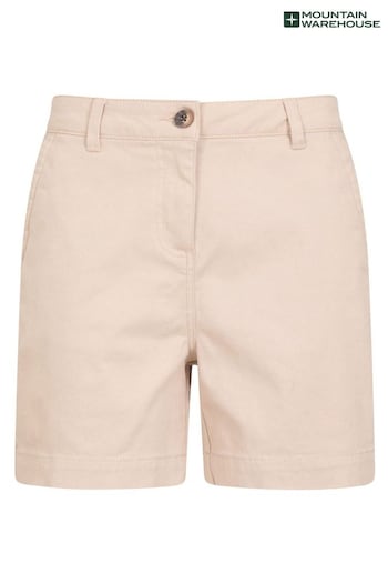 Mountain Warehouse Pink Womens Bay Organic Chino Shorts Over-the-Knee (B51374) | £26
