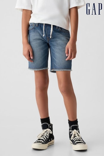 Gap Blue Denim Slim Fit Pull On Shorts (B51411) | £20