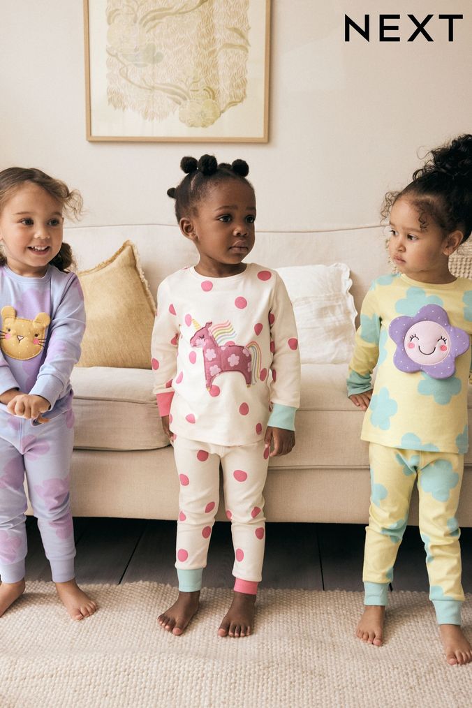 Girls yellow pyjamas online