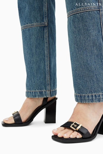 AllSaints Black Pamela Women Sandals (B51448) | £239