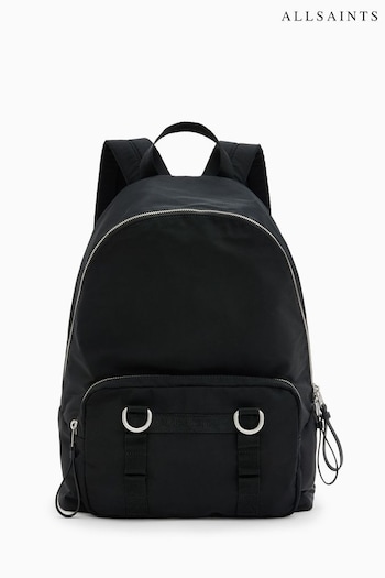 AllSaints Black Steppe Backpack (B51913) | £159