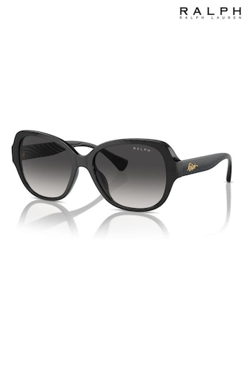Ralph By Ralph Lauren Ra5316U Round Black cat Sunglasses (B51920) | £78