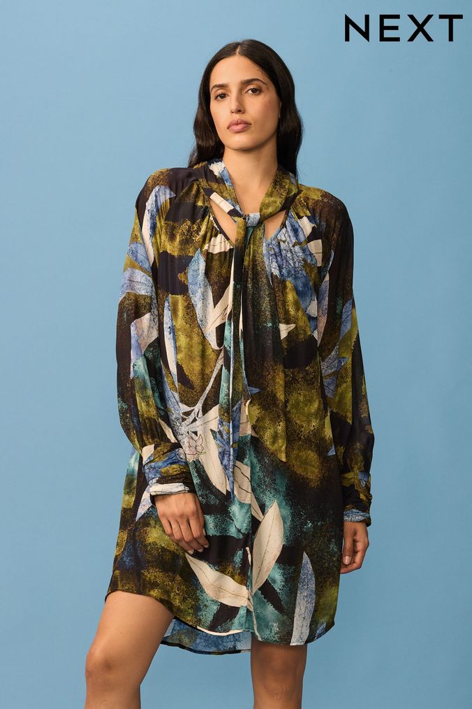 Dark green shift dress uk top