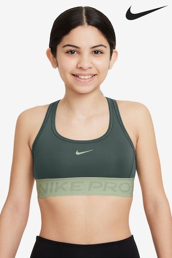 Nike Vintage Green Pro Swoosh Dri-FIT Sports Bra (B51978) | £30