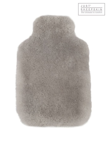 Just Sheepskin Grey Rebecca Hot Water Bottle (B52029) | £60