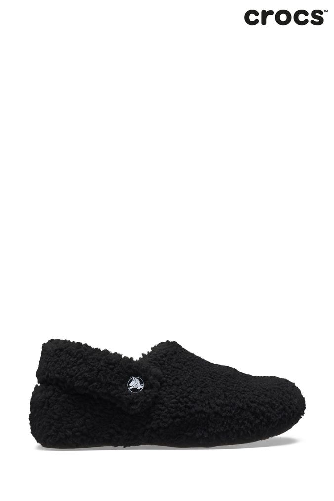 Girls black crocs shop