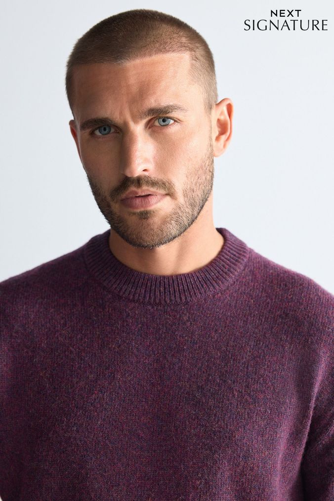 Mens Lambs Wool Jumpers Mens Plane Jumpers Next Official Site