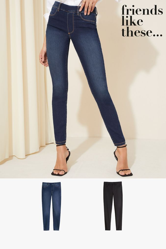 Women s Blue Jeggings Next Official Site