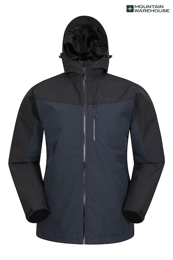 Mountain Warehouse Blue Mens Brisk Extreme Waterproof Jacket (B52764) | £96