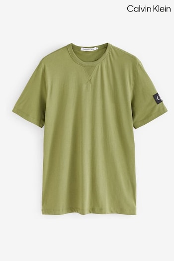 Calvin Klein Green Badge Crew Neck T-Shirt (B52777) | £40