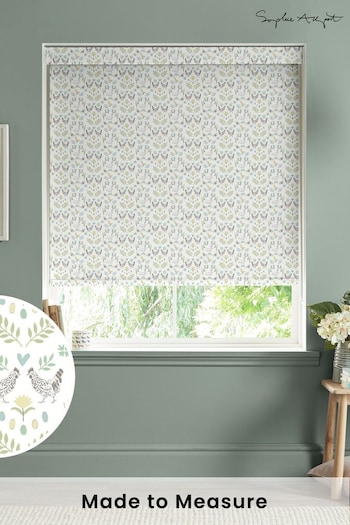 Sophie Allport White Spring Chick Made to Measure Roller Blinds (B52924) | £58