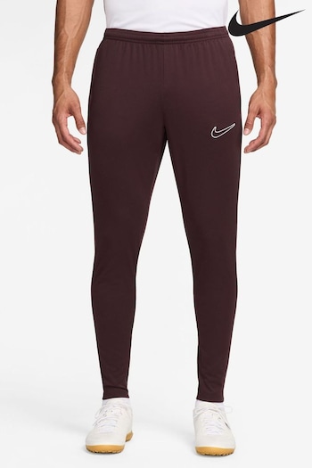 Nike Burgundy Crush Dri-FIT Academy Zippered Training Joggers (B53223) | £40