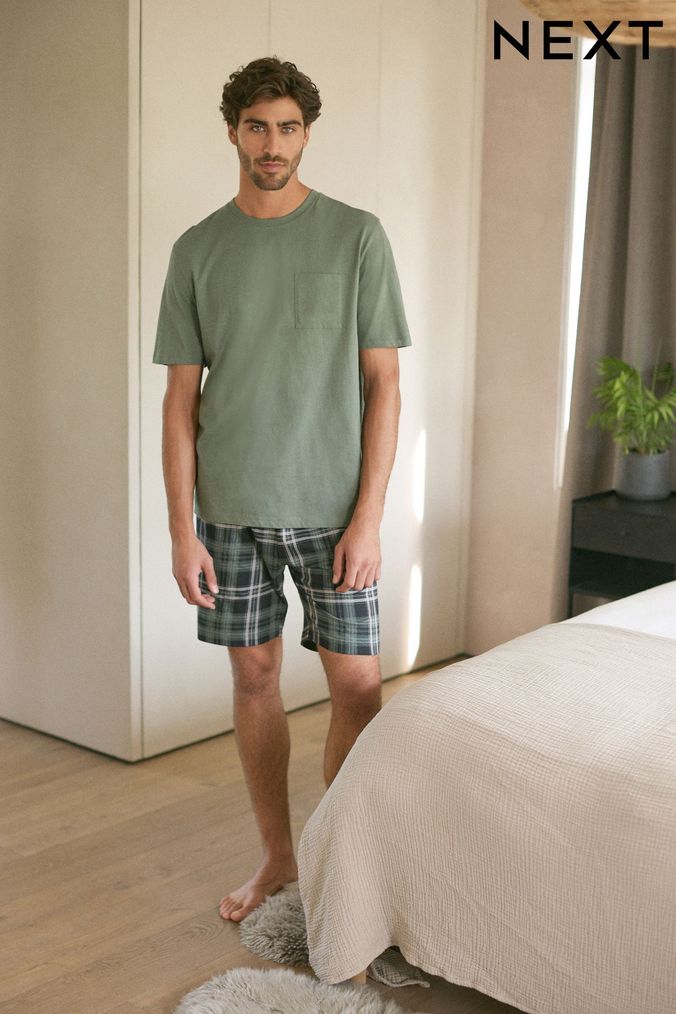 Next mens pjs shorts 2025