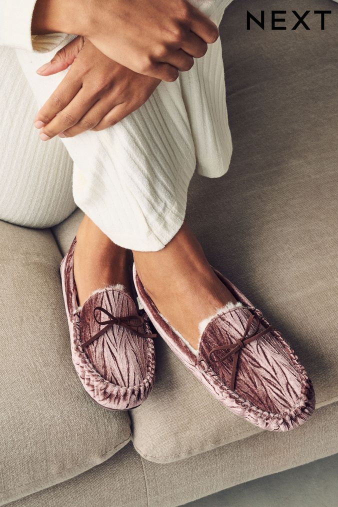 Women's leather moccasins best sale