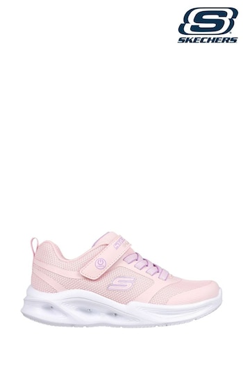 Skechers Pink Sola Glow Shoes (B53746) | £44