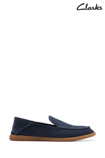 Clarks Blue Suede Clarkbay Step Shoes (B54043) | £80