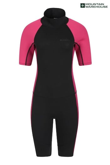 Mountain Warehouse Black Womens Shorty Neoprene Wetsuit (B54048) | £70