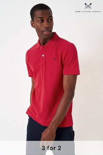 Crew Clothing merino Plain Cotton Classic Polo Shirt (B54184) | £40