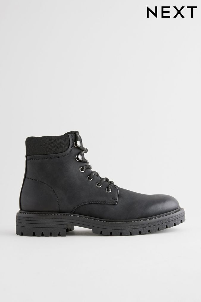 Next black boots mens sales