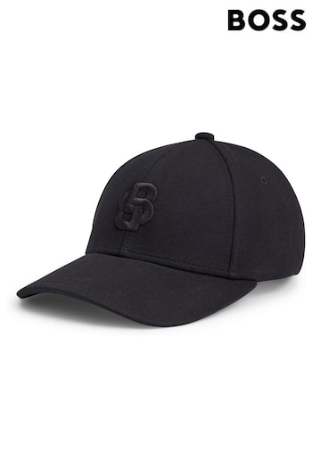 BOSS Black Embroided Double Monogram Logo Cap (B54307) | £45