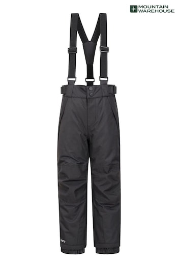 Mountain Warehouse Black Kids Falcon Extreme Ski Trousers M27 (B54397) | £64