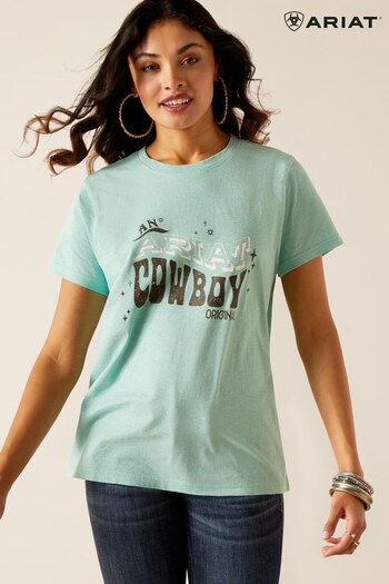 Ariat Blue Cowboy T-Shirt (B54510) | £25