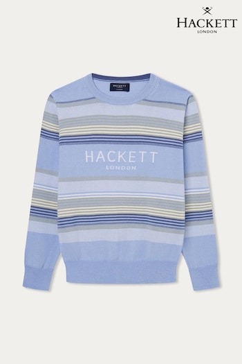 Hackett London Older Boys Blue Sweater (B54528) | £70