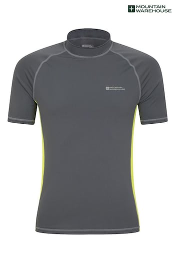 Mountain Warehouse Grey Mens UV Rash Vest (B54575) | £26