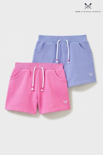 Crew Plus Clothing Two Pack Jersey Shorts (B54638) | £22 - £26