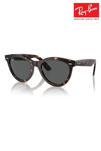 Ray Ban Wayfarer Way Rb2241 Oval Brown Sunglasses Bossa (B54829) | £155
