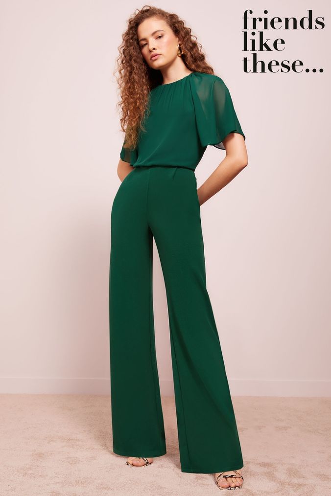Green womens jumpsuit online