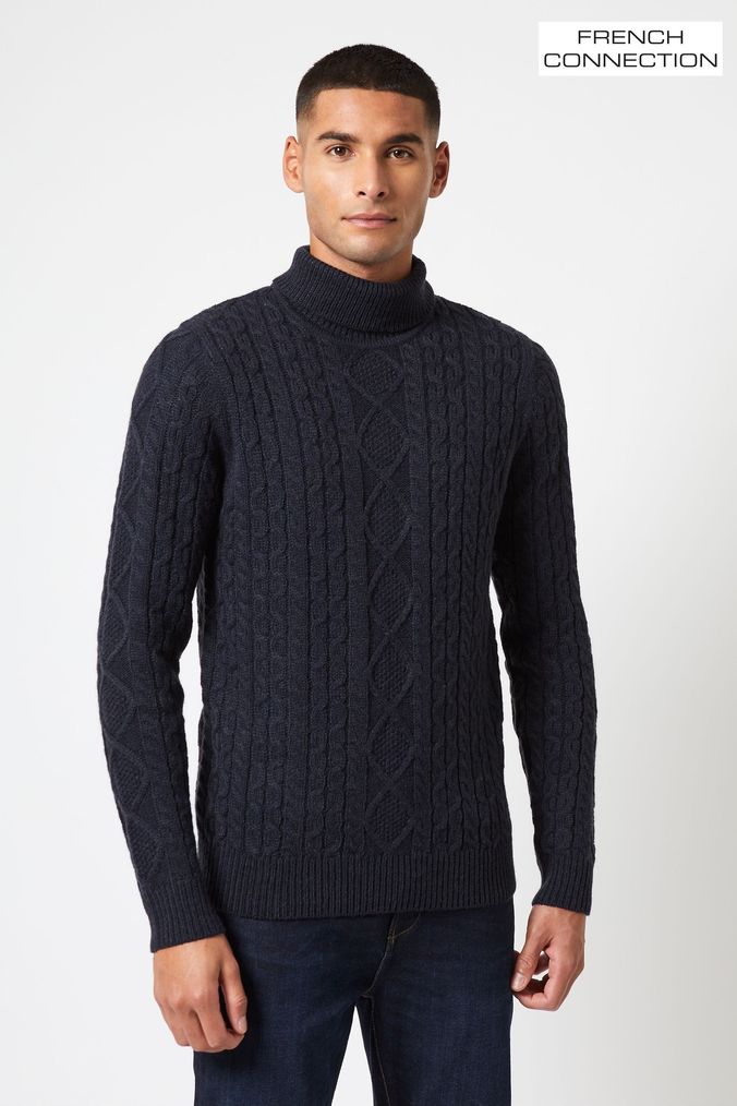 Polo neck jumper mens next top