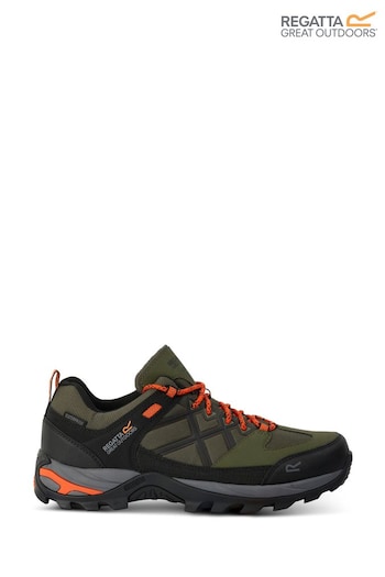 Regatta Green Samaris III Low Waterproof Hiking Shoes (B55176) | £70