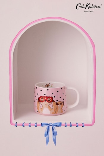 Cath Kidston Pink Meerkats Mini Billie Mugs Set Of 4 (B55304) | £32