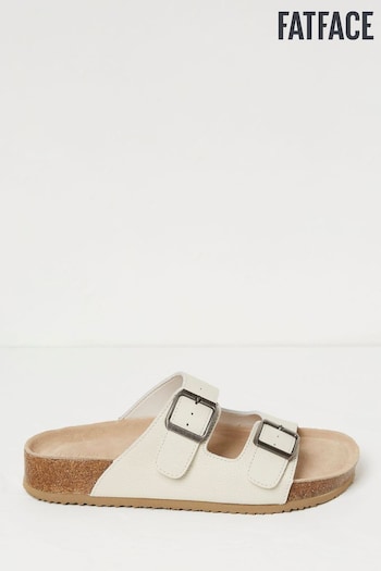 FatFace White Meldon Footbed Sandals (B55352) | £39.50