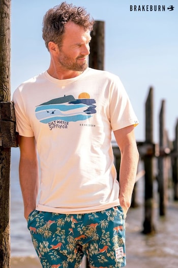 Brakeburn Playboy Bay T-Shirt (B55403) | £29
