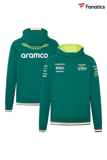 Fanatics Green Aston Martin Aramco Cognizant F1 2024 Team Driver Hoodie (B55933) | £114