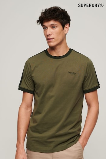 Superdry Green Essential Logo Retro T-Shirt (B56062) | £23