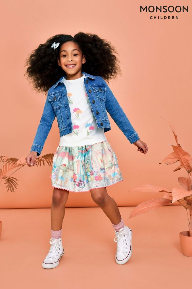 Next childrens denim jacket sale
